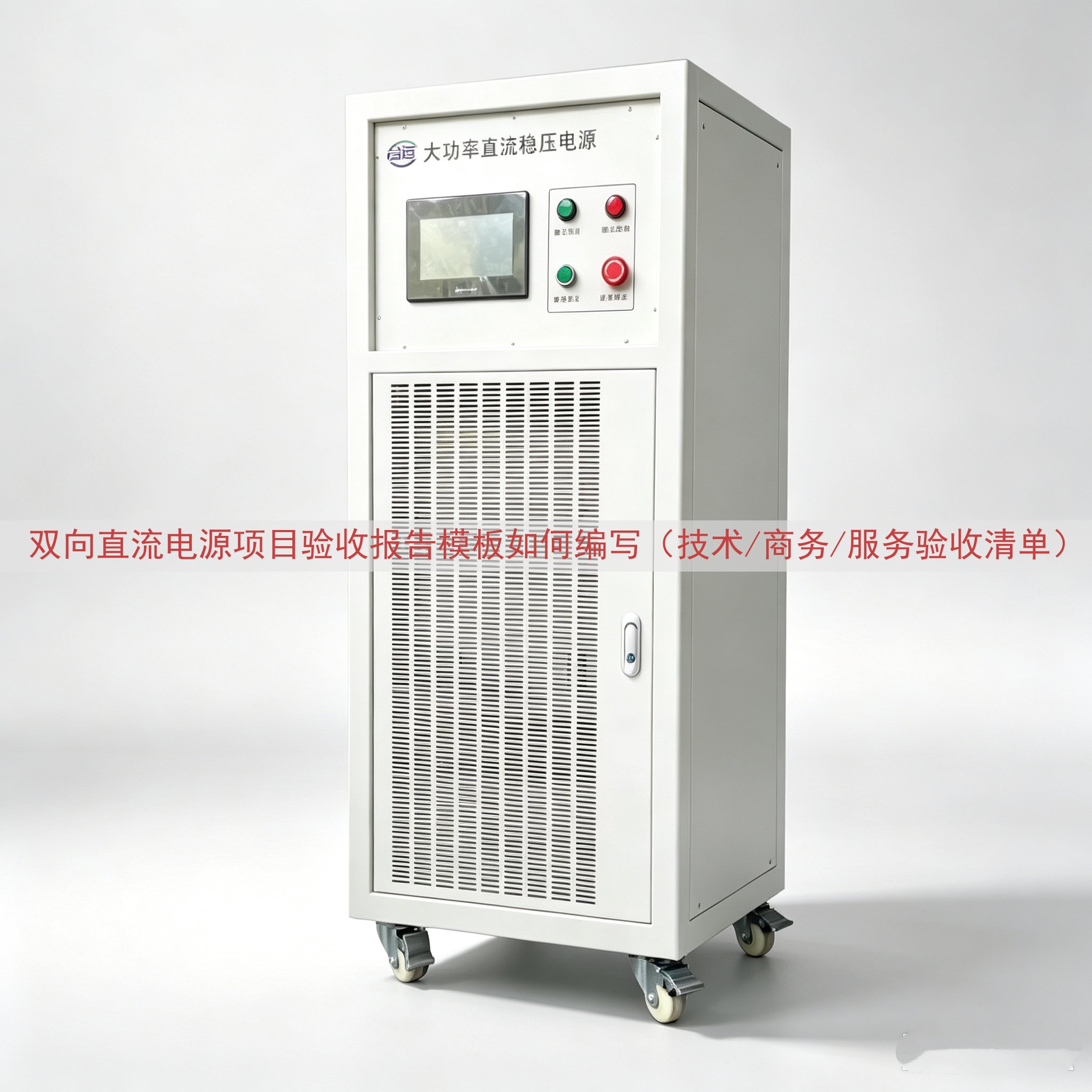 双向直流电源项目验收报告模板如何编写（技术/商务/服务验收清单）